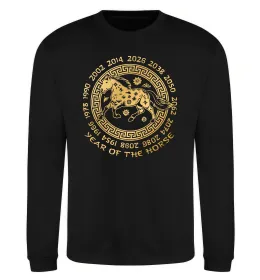 Свитшот Year of the horse Черный фото