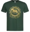 Мужская футболка Year of the horse Темно-зеленый фото