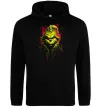 Чоловіча толстовка (худі) Грінч стильний Чорний фото