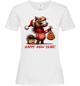 Женская футболка Кінь з мандаринами