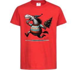 Детская футболка Кінь з ялинкою