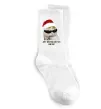Шкарпетки Кіт ласт крістмас Білий фото