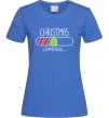 Жіноча футболка Christmas loading Яскраво-синій фото