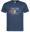 Мужская футболка Christmas loading Темно-синий фото