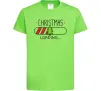 Детская футболка Christmas loading Лаймовый фото