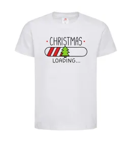 Дитяча футболка Christmas loading Білий фото