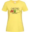 Жіноча футболка Christmas loading Лимонний фото