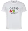Мужская футболка Christmas loading Белый фото