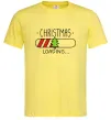 Мужская футболка Christmas loading Лимонный фото