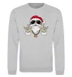 Світшот Cool Santa Сірий меланж фото