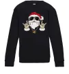 Детский Свитшот Cool Santa Черный фото