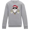Детский Свитшот Cool Santa Серый меланж фото