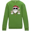 Детский Свитшот Cool Santa Лаймовый фото