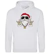 Чоловіча толстовка (худі) Cool Santa Сірий меланж фото