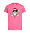 Детская футболка Cool Santa Ярко-розовый фото