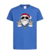 Детская футболка Cool Santa Ярко-синий фото