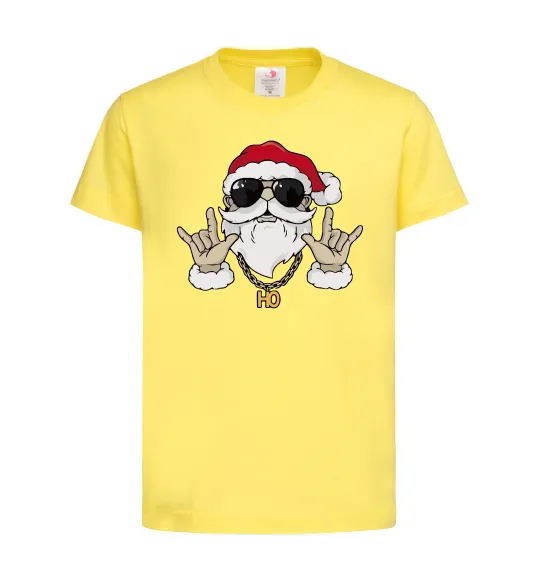 Детская футболка Cool Santa Лимонный фото