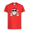 Детская футболка Cool Santa Красный фото