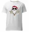 Чоловіча преміум футболка Cool Santa Білий фото