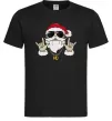 Чоловіча футболка Cool Santa Чорний фото