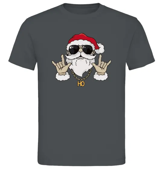 Чоловіча футболка Cool Santa Графіт фото