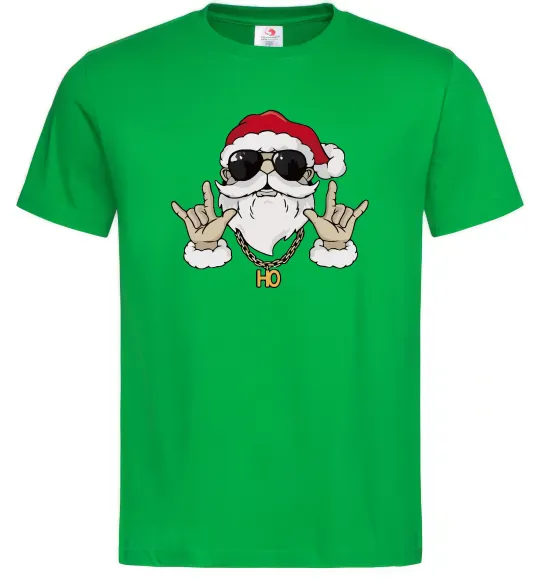 Чоловіча футболка Cool Santa Зелений фото