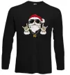 Лонгслів Cool Santa Чорний фото
