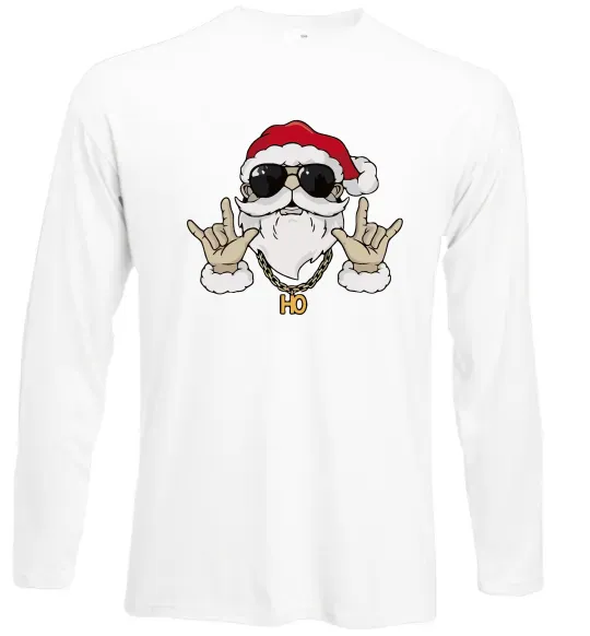 Лонгслів Cool Santa Білий фото