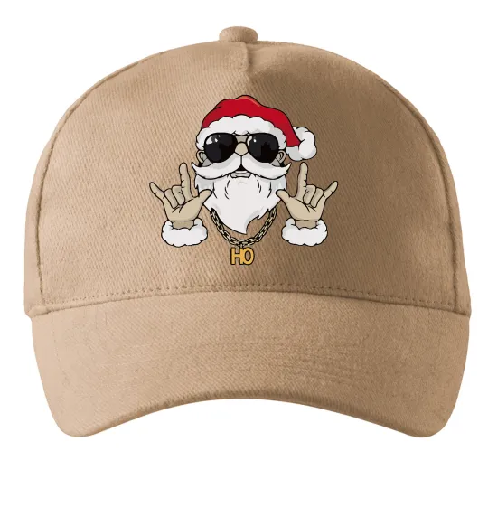 Кепка Cool Santa Пісочний фото