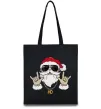 Эко-сумка Cool Santa Черный фото