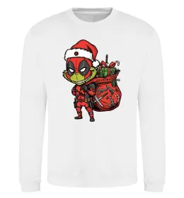 Свитшот Deadpool Grinch Белый фото