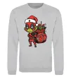 Світшот Deadpool Grinch Сірий меланж фото
