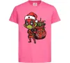 Детская футболка Deadpool Grinch Ярко-розовый фото