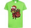 Детская футболка Deadpool Grinch Лаймовый фото