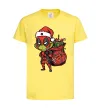 Детская футболка Deadpool Grinch Лимонный фото