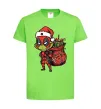 Детская футболка Deadpool Grinch Лаймовый фото