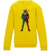 Детский Свитшот Deadpool New Year Солнечно желтый фото