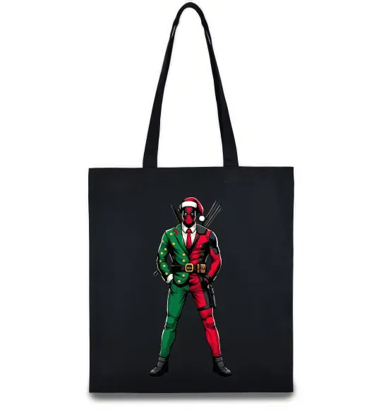 Эко-сумка Deadpool New Year Черный фото