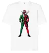 Футболка Оверсайз Deadpool New Year Білий фото