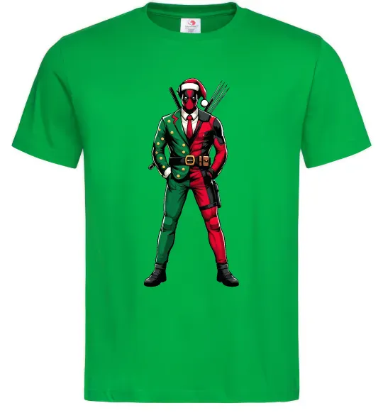 Чоловіча футболка Deadpool New Year Зелений фото