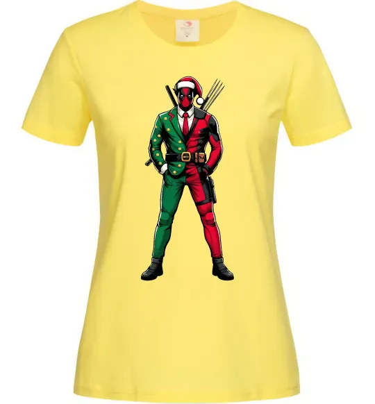 Жіноча футболка Deadpool New Year Лимонний фото