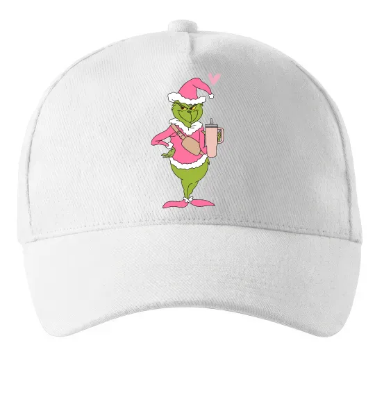 Кепка Grinch pink Белый фото