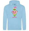 Мужская толстовка (худи) Grinch pink Голубой фото