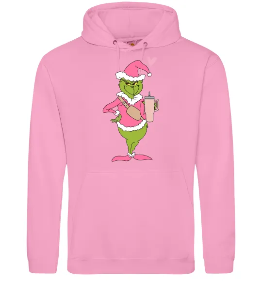 Женская толстовка (худи) Grinch pink Розовый фото
