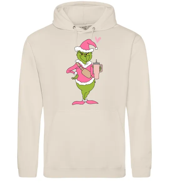 Женская толстовка (худи) Grinch pink Таш фото