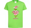 Детская футболка Grinch pink Лаймовый фото