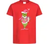 Детская футболка Grinch pink Красный фото