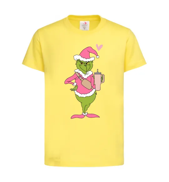 Дитяча футболка Grinch pink Лимонний фото