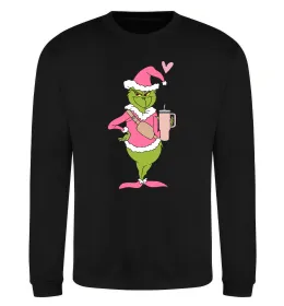 Світшот Grinch pink Чорний фото