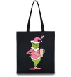 Эко-сумка Grinch pink Черный фото